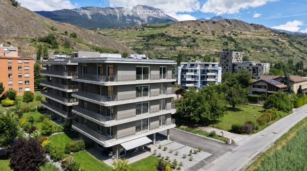 Appartement neuf et lumineux de 3,5 pièces avec balcon et parking à Sion – Promenade du Canal 69 1