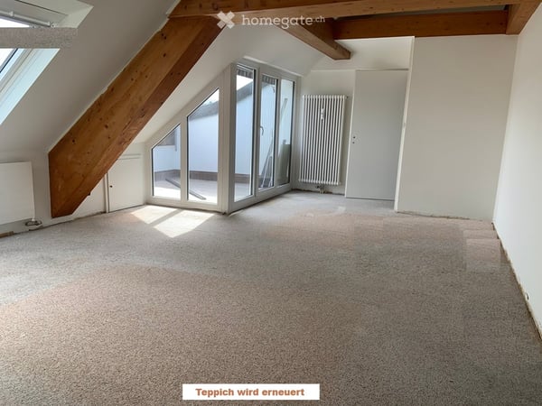 Wärme-isolierte 3.5-Zimmer-Dachwohnung mit Aussicht im grünen Neubadquartier 2