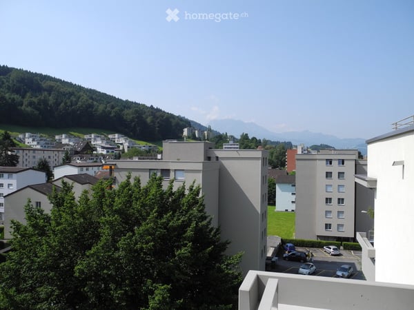 Helle 4.5-Zimmer-Wohnung mit Balkon und schöner Aussicht in Ebikon