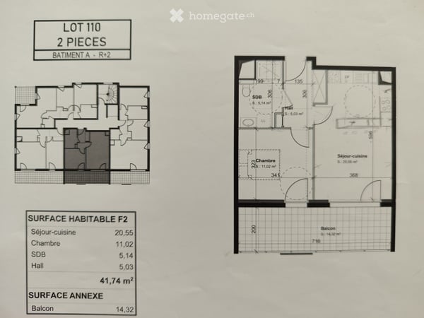 Appartement neuf 2 pièces avec balcon à Hagenthal-le-Haut 2