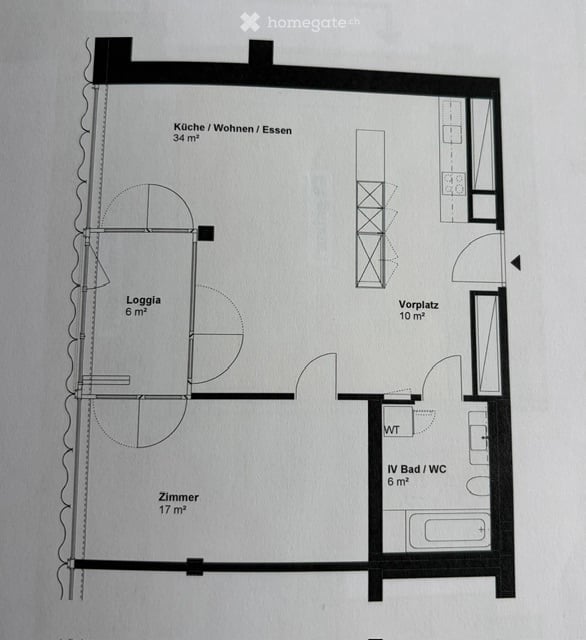 Moderne 2.5-Zimmer-Wohnung mit atemberaubendem Stadtblick im 19. Stock – Zürich West 10