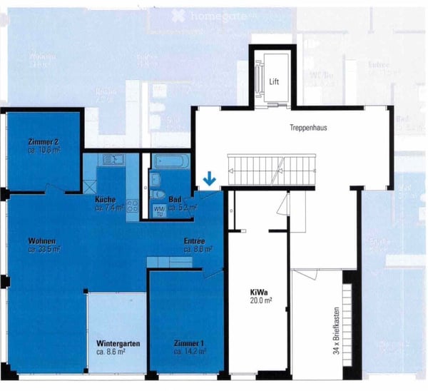 Helle 3.5-Zimmer-Wohnung in Zürich-Seebach 8
