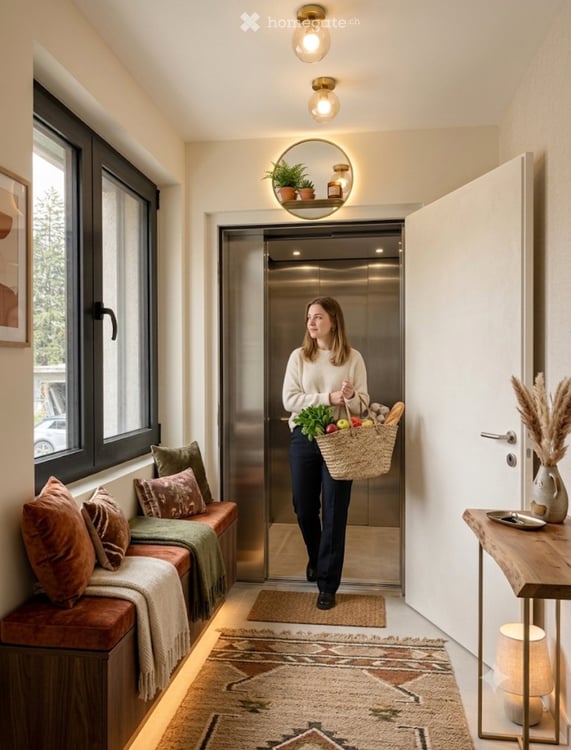 APPARTEMENT 4.5 NEUF, 135 m2, 2 grands balcons, vue imprenable, ascenseur privé, ARDON. 8