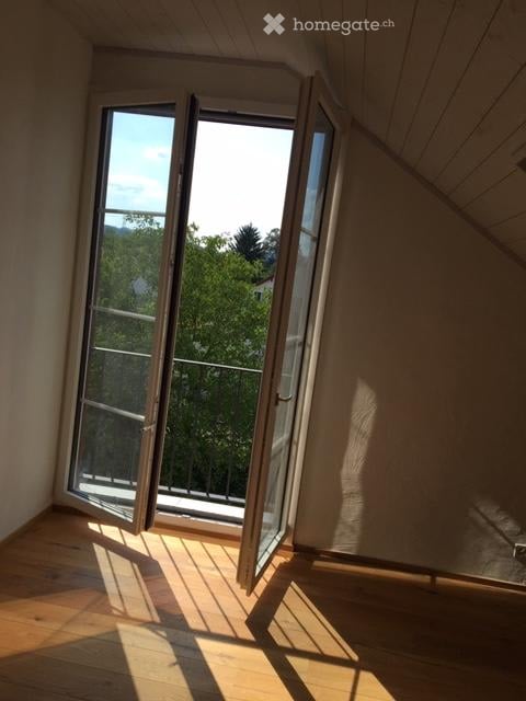 Loft-artige Dachwohnung in ehemaligem Bauernhaus mit grossem Gartensitzplatz am Bach 6