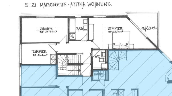 Grosszügige 5-Zimmer-Maisonette-Wohnung in Gebenstorf 1