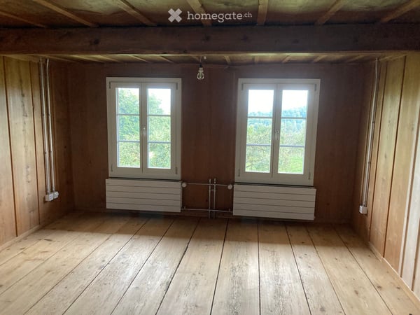 5.5-Zimmer-Bauernhaus in Seftigen: Wohnen im Grünen mit Bergpanorama 5