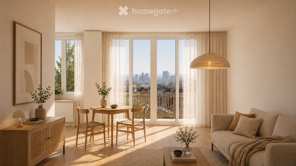 Wohnen am Käferberg: Neue 2.5-Zimmer-Wohnung mit toller Aussicht 3