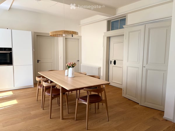 Exceptional 4.5-room attic apartment in historic Vorderes Gundeldingen – 128 m²