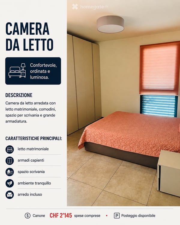 Appartamento moderno e arredato di 2.5 locali a Lugano – Disponibile subito 3
