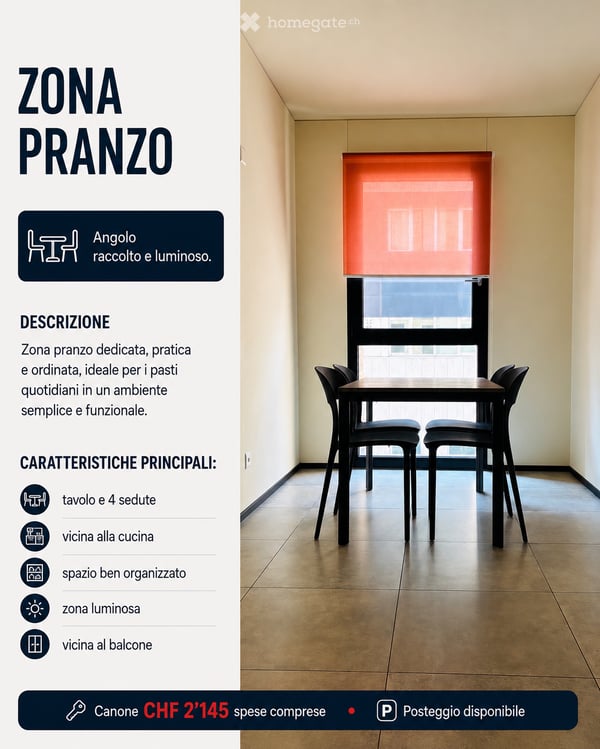 Appartamento moderno e arredato di 2.5 locali a Lugano – Disponibile subito 5