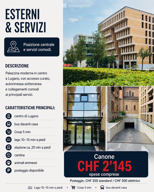 Appartamento moderno e arredato di 2.5 locali a Lugano – Disponibile subito 7