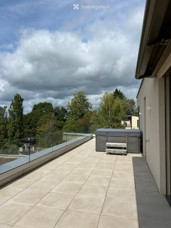 Hochwertige 4.5-Zimmer-Attikawohnung in Zeiningen mit traumhafter Aussicht & Whirlpool 4