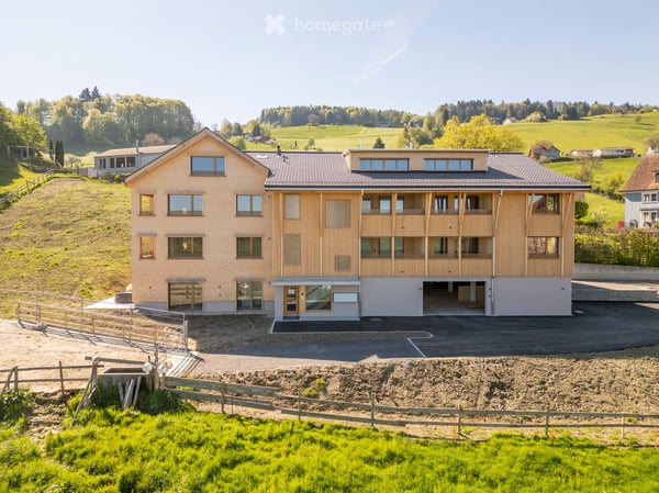Vollholz 5.5 Zimmer Maisonettewohnung, Neubau in ruhiger Lage – Lutzenberg AR