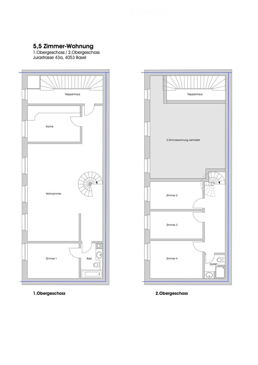 Charmante 5.5-Zimmer-Maisonette-Wohnung in ruhigem Hinterhof 11