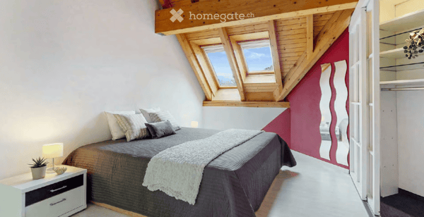 Grosszügige 5.5-Zimmer-Maisonette-Wohnung mit Balkon und schöner Aussicht in Aadorf 5