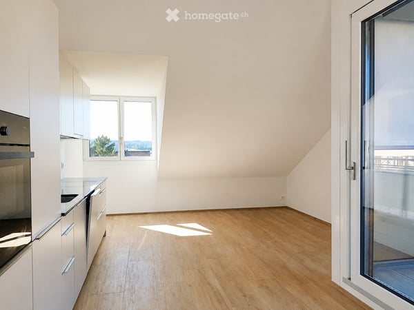 Helle, moderne 2.5 Zimmer-Dachwohnung mit hohem Standard in Dornach