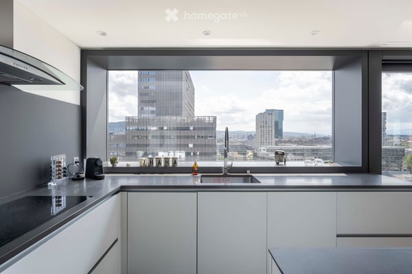 Moderne 3.5-Zimmer-Wohnung im 12. Stock mit atemberaubendem Stadtblick 5