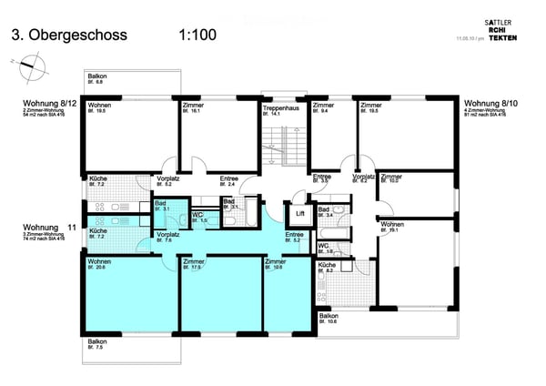 Helle 3-Zimmer-Wohnung mit Balkon und schöner Aussicht in Wetzikon 9