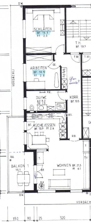 lichtdurchflutete 3.5-Zimmer-Wohnung mit Balkon und schöner Aussicht in Entlebuch 7
