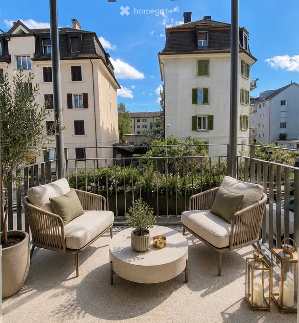 Neu renovierte, repräsentative Wohnung an ruhiger Lage in Zürich-West 2