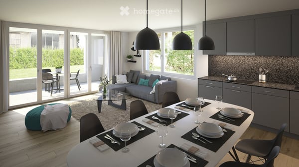 Nahe Sihlcity und doch idyllisch gelegen -  4.5-Zimmer-Wohnung in Zürich-Enge (Le001)
