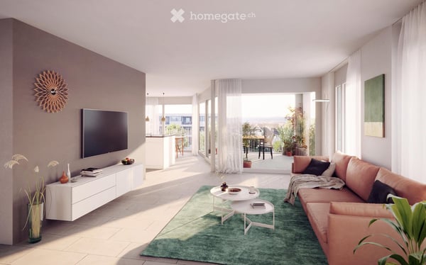 Moderne 2.5-Zimmer-Eigentum Wohnung mit Balkon in Wohlen – ab Oktober 2026 verfügbar