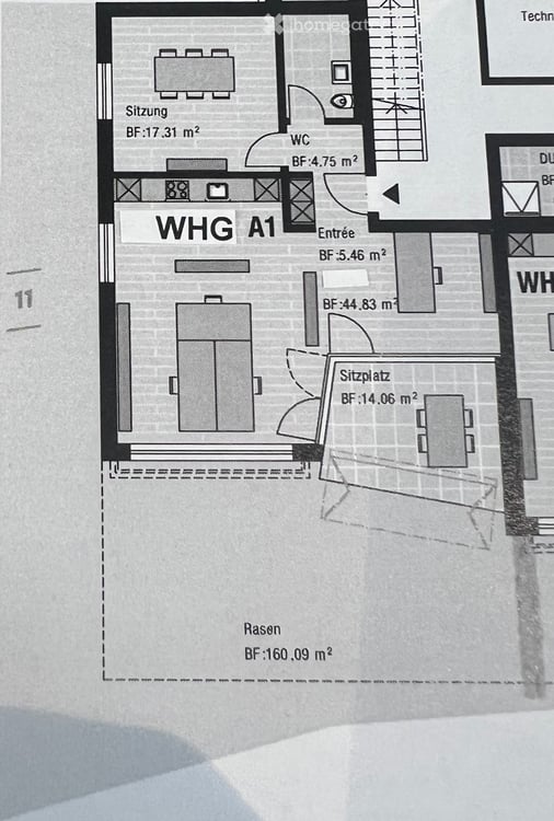 Moderne Wohnung mit grossem Garten in Büron 5