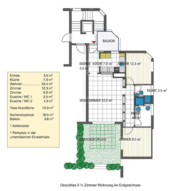 Charmante 3.5-Zimmer-Wohnung in Muralto 24