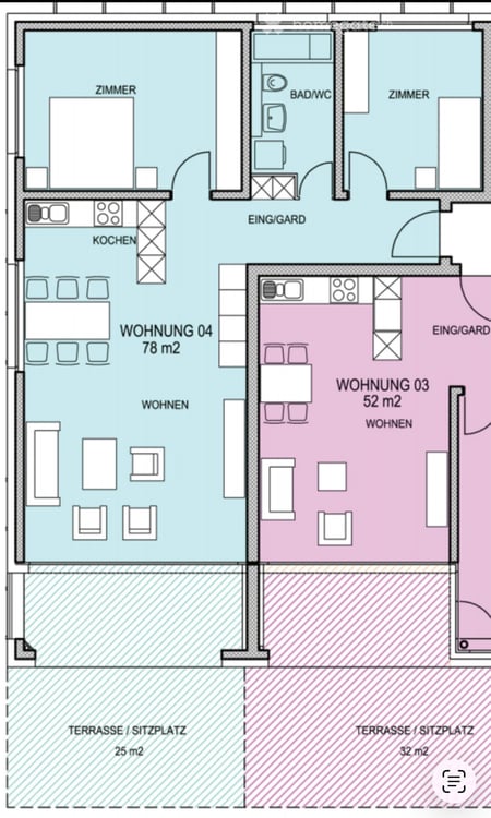 Moderne 3.5-Zimmer-Terrassenwohnung an der Masanserstrasse in Chur 5
