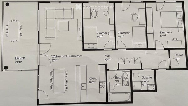 Moderne, sonnige Wohnung mit Minergie-Standard in Tann 11