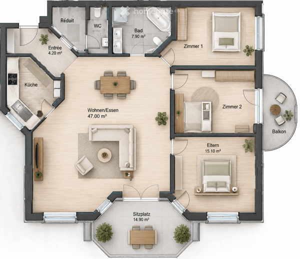 Charmante 4.5-Zimmer-Gartensitzplatz-Wohnung in ruhiger Lage in Ermatingen 4