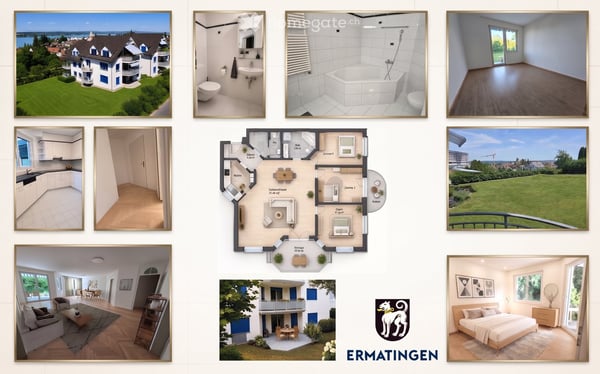 Charmante 4.5-Zimmer-Gartensitzplatz-Wohnung in ruhiger Lage in Ermatingen 1