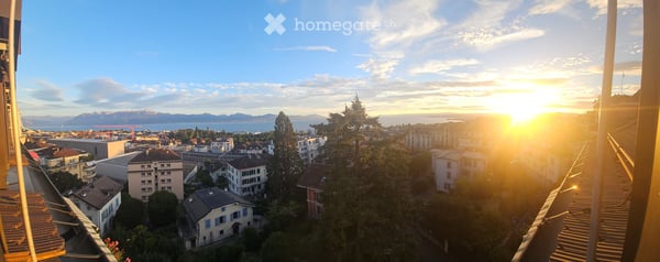 Bel appartement de 4.5 pièces (100m2) avec vue sur le lac – Proche de la gare 1