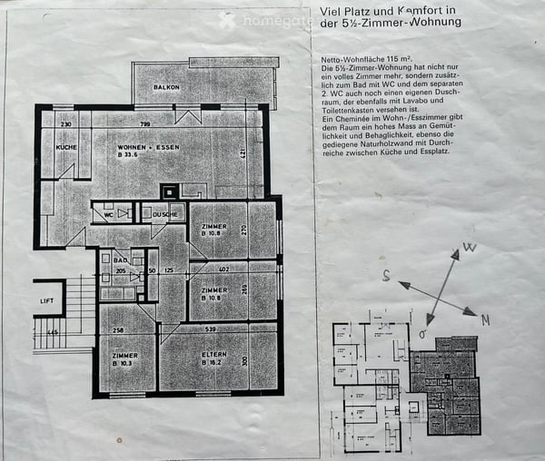 Grosszügige renovierte 5,5-Zimmer-Wohnung mit Balkon und Cheminée – zentral und ruhig in Bülach, 3