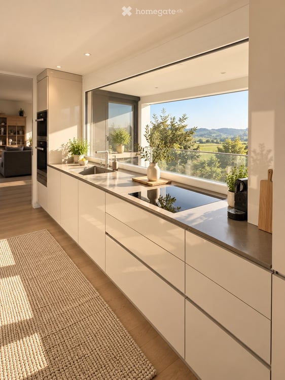 Exklusives Wohnen mit Weitblick – sonnige 2.5-Zimmer-Wohnung in Uitikon 9
