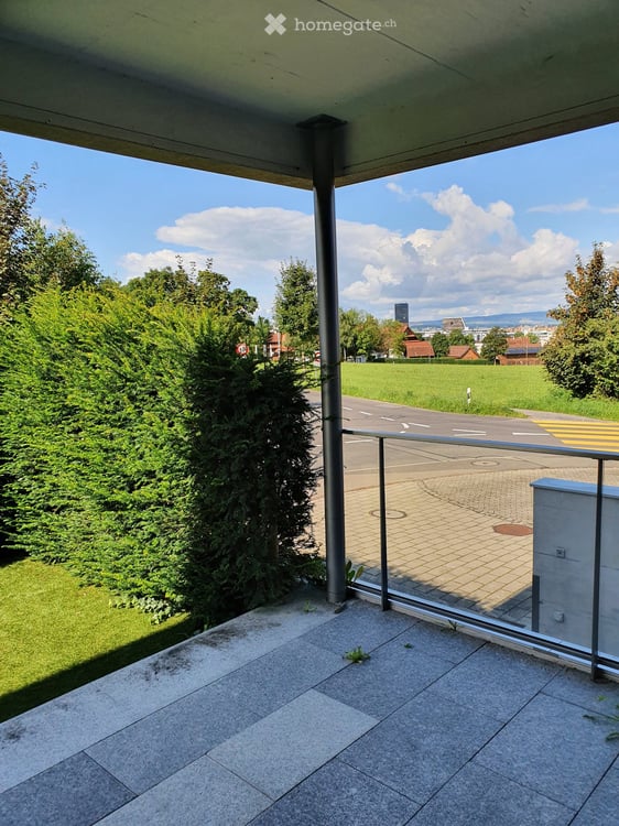 Moderne neue 2 1/2 Zi. Wohnung im Grünen, sehr nahe am Bahnhof Zug 3