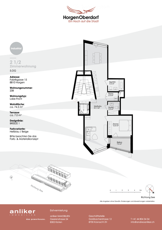 Möblierte 2.5-Zimmer-Wohnung in Horgen Oberdorf – Untermiete für ca. 2 Jahre 5