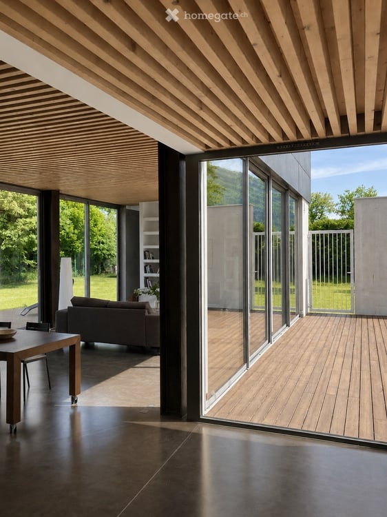 Villa contemporaine d’architecte, 180 m², jardin 1 000 m², patio & vue Salève 3