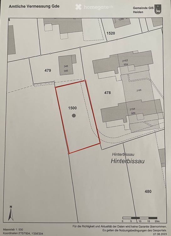 Attraktives Bauland in Heiden AR – 769 m² mit schöner Aussicht sofort verfügbar 5