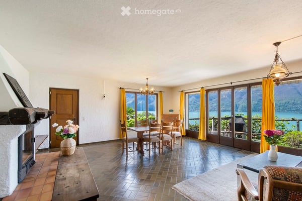 Charmantes Zweifamilienhaus mit Panoramablick auf See und Berge in Caviano 11