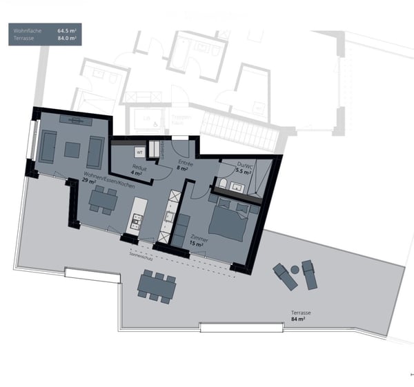 Moderne 2.5-Zimmer-Attikawohnung im Neubau 8