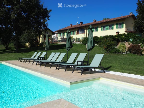 Charmantes Landhaus mit Pool und Panoramablick in Tigliole, Piemont