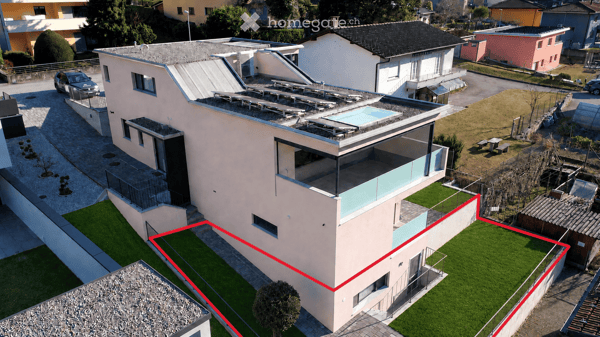 Spazioso 2,5 locali con 55 m² di giardino a Claro 1