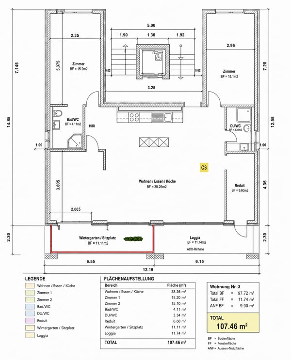 Komfortable luxuriöse Wohnung - Wohnen mit Weitsicht 11