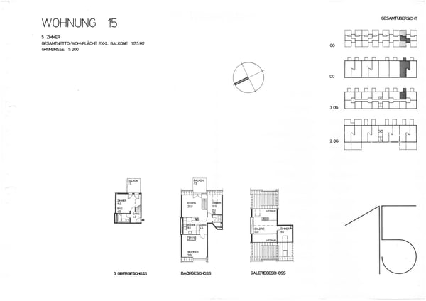 Grosszügige 5-Zimmer-Maisonette-Wohnung mit Balkon in Root 4