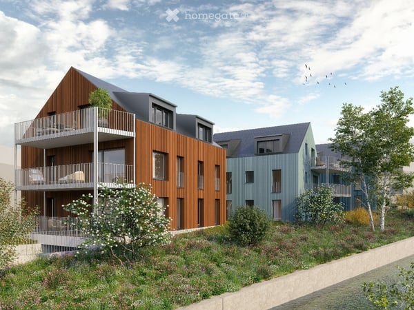 Moderne 3.5 - 4.5 Zimmer Wohnungen in 4 Mehrfamilienhäuser in Minergie-P-Standard zu verkaufen