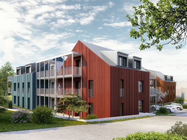 Moderne 3.5 - 4.5 Zimmer Wohnungen in 4 Mehrfamilienhäuser in Minergie-P-Standard zu verkaufen 3