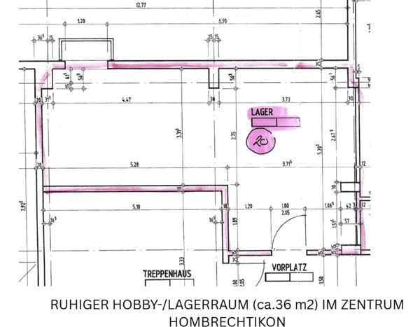 Gepflegter Hobby-/Lagerraum (36 m²) – Zentral in Hombrechtikon 5