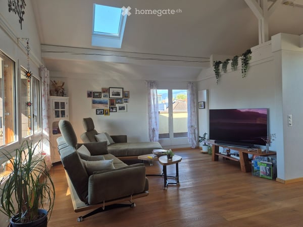 Grosszügige Penthouse-Wohnung mit 1.5 Zimmer, viel Licht und Privatsphäre in Solothurn 2