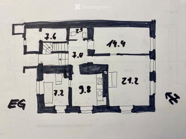 Charmantes 5.5-Zimmer-End-Einfamilienhaus in Arboldswil 14